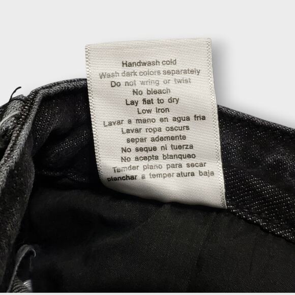 Judy Blue Button Fly Trouser Flare Jeans Black Sz 3/26 Retro Minimalist JB88355 - Picture 8 of 12